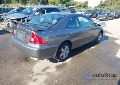 2005 Honda Civic Ex z USA, uszkodzony, nr VIN 1HGEM22025L021085